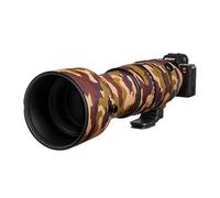easyCover - Lens Oak - Protección de la lente - Protección de la lente de la cámara para Sigma 60-600mm F4.5-6.3 DG DN OS (sony E), Camuflaje Marrón, Lente Roble
