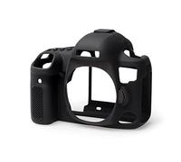 EasyCover Silicona Armour Caso para Canon EOS 5d MKIV. Negro Piel para 5D4