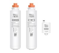EasyFilter Set de filtros de repuesto para Aqua-Global Wasserbar | Composite, membrana RO y filtro de eje higiénico antibacteriano | para Pure Nino Mini flexible y otros sistemas de ósmosis inversa |