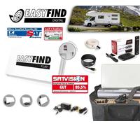 Easyfind Digital Traveller Kit Full HD High End Móvil Camping Sat Planta Plano