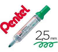 Easyflo Rotulador Pizarra Recargable Color Verde - PENTEL