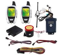 EASYGUARD EM209 Sistema de Alarma de 2 vías para Motocicleta Remoto microondas Motor de Arranque Sensor Pantalla LCD Colorida Sensor de proximidad de Choque DC12V versión Universal