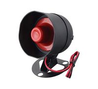 Easyguard Universal de repuesto para alarma de coche alarma sirena 6 tonos cuerno electrónico altavoz compatible con alarma de coche DC12 V 15 W 120 db