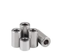 easyhaha Arandela de Casquillo de Acero Inoxidable, 10 Uds., M2, M2.5, M3, Redonda, Hueca, sin Rosca, Espaciador, Longitud de la Manga 1, 1,5, 2, 2,5, 3-20mm(2.6x5x10mm)