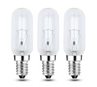 EASYIVY Bombilla E14 Campana Extractora Regulable, Bombilla T25 Blanca Cálida 2700K, 350LM, 230V Bombillas E14 para Campana Extractora, Refrigerador, Lámpara de Techo, 3 Unidad