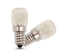 EASYIVY Bombilla para Horno E14, Bombilla Horno 300 Grados E14 T22 Regulable 160LM para Hornos, Microondas, Nevera, Lámpara de Sal, Blanco Cálid 2700K, 2 Unidad