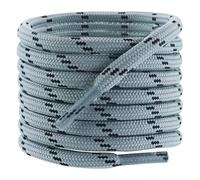 EASYKEENECOM 2 pares de cordones redondos de color gris, diámetro de 4,5 mm de grosor, resistentes al desgarro, cordones de repuesto para zapatos de trabajo, zapatos de senderismo y botas - Incluye