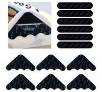 EASYKEENECOM Pinzas para Alfombras,12 Piezas Cinta Antideslizante para Alfombras,Reutilizable und Lavable Bases Antideslizante Alfombra Pinzas para Alfombras, para Interiores y Exteriores