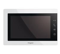 Legrand, EASYKIT Essential 363220 - Pantalla a Color de 7", táctil, configuración Personalizada: Brillo, Volumen, Pantalla a Color y micrófono, alimentación a través de la Red eléctrica, Color Blanco