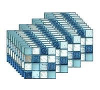 EasyLife - 40 adhesivos para azulejos de pared para decoración del hogar, 10 x 10 cm, impermeables, autoadhesivos, adhesivos para azulejos para cocina y baño(Set1)