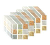EasyLife 40 adhesivos para azulejos de pared para decoración del hogar, 10 x 10 cm, impermeables y autoadhesivos, adhesivos para azulejos para cocina y baño (set 9)