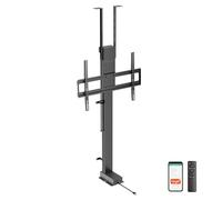 EasyLife Ascensor de TV Motorizado para Montaje en Suelo, Techo o en Mueble - Control Smart Home con Elevación y Descenso, Mando a Distancia Incluido, 43-88 Pulgadas hasta 60KG, VESA 600x400 - Negro