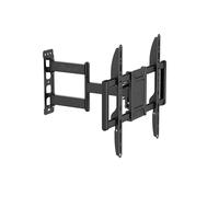 EasyLife ProMount HD75 Compact - Soporte de pared para televisores (1 brazo, VESA 400 x 400, inclinable y orientable, para televisores medianos y grandes de hasta 50 kg)
