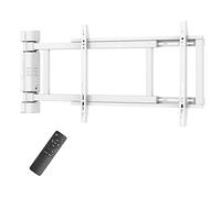 EasyLife Soporte de Pared para TV Eléctrico y Giratorio hasta 170°, Soporte VESA hasta 600×400 para TV LCD/OLED/Curvo, Monitores, Pantallas y Smartboards de 32 a 75 Pulgadas y hasta 50kg máx - Blanco