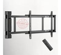 EasyLife Soporte de Pared para TV Giratorio eléctrico con Auto Drive-out, ultraplano 56 mm, anticolisión, 32-75 Inch, VESA hasta 600x400 y 50 kg, Estructura metálica Negro