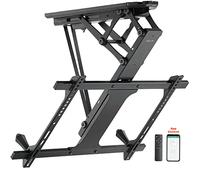 EasyLife Soporte de Techo para TV Eléctrico y Giratorio + Integración Smart Home, Soporte VESA hasta 400×400 para TV LCD/OLED, Monitor, Pantalla, Smartboard, 23-55 Pulgadas + 30 kg - Blanco