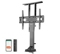 EasyLife - Soporte de TV eléctrico/soporte de suelo para TV (soporte de TV 65, mando a distancia + control SmartHome)