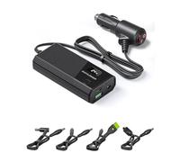 EASYLONGER 84W Cargador de Coche para CPAP, 12/24V Cargador de Coche con 4 Cables DC para ResMed S9/ AirSense 10/ AirCurve 10/ AirMini/AirSense 11/ Philips Dreamstation, etc.