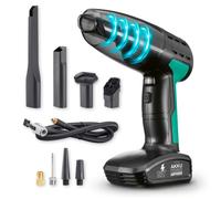 EASYmaxx Aspiradora de Mano Inalámbrica con Compresor 11,1V