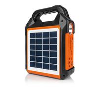EASYmaxx Generador de Energía Solar 4500mAh Powerbank Cargador Camping Genera...