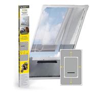 EASYmaxx Insect Protect mosquitera telescópica para ventanas con marco y red integrada | Mosquitera para claraboyas | Sin cortar | Sin taladrar | De 63 x 93 cm a 100 x 160 cm