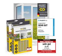 EASYmaxx Insectos Protección Ventana Mosquito Avispas Mosquitos Red Vellón