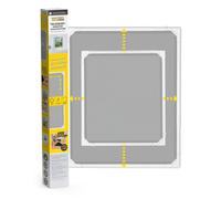 EASYmaxx Insect Protect | Mosquitera telescópica | Mosquitera ventana | Con marco premontado | Mosquitera extensible | Mosquitera integrada | Blanco