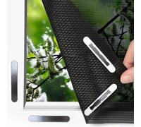 EASYmaxx Mosquitera antipolen para Ventanas con Magic Click | Cortada a Medida para Todas Las Ventanas de hasta 150 x 130 cm | Fácil instalación con 12 imanes - sin taladrar ni atornillar [2 Piezas]
