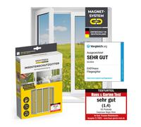 Easymaxx Mosquitera Ventana Insecto Red Antiinsectos Imán 130x150 CM