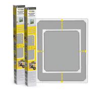 EASYmaxx Insect Protect | Mosquitera telescópica | Para la ventana | Con marco premontado | Mosquitera extensible | Red integrada | Blanco | Set de 2