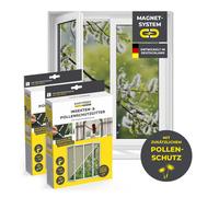 EASYmaxx Rejilla de ventana de protección contra insectos y polen Juego de 2 ...