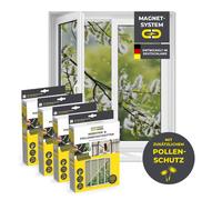 EASYmaxx Rejilla de ventana de protección contra insectos y polen Juego de...