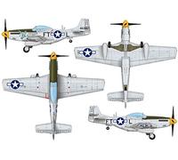 EasyModel 039325 1/48 P-51D Maqueta de plástico