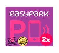 EASYPARK Easy Park Adhesivo para el Cristal Trasero, Pequeña Viñeta de Parque Pegatina para Coche (5 x 4 cm) para Parabrisas | Parque de Aplicaciones, Adhesivo Interior de Viñeta de Coche | Fabricado