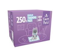 Easypets Almohadillas de adiestramiento de Perros y Cachorros 250 Unidades - Súper Absorbentes, Antifugas y Secado Rápido - Máximo Control de olores - 58x58cm