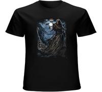 Easypitwy Men's Ferryman T Shirt Casual Graphic Comfortable Tops Black L