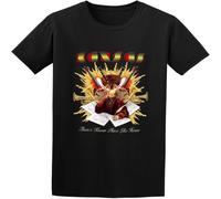 Easypitwy Men's Kansas Band Theres Know Place Like Home T Shirt Print Tees Short Sleeve O Neck Black XL