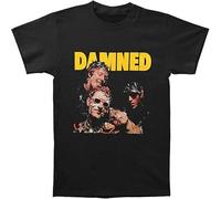 Easypitwy Men's The Damned T-Shirt Casual Graphic Comfortable Tops Black L