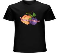 Easypitwy Men's The Front Bottoms Peach You Are My Plum T Shirt Black XL