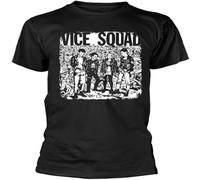 Easypitwy Men's Vice Squad Last Rockers T Shirt Black 3XL
