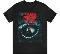 Easypitwy Mylene Farmer 2023 Jeanne Gautier Mylene Farmer Lover Short Sleeve t Shirt Black M