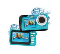 EASYPIX Easypix Aquapix W3048 Edge Ice Blue - Cámara Compacta Sumergible a 3 m, 13 MP CMOS, 4K Ultra HD, 7.62 cm (3") LCD, MicroSD 128 GB