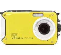 Easypix W3027-Y Wave Yellow - Cámara digital de 30 megapíxeles, color amarillo con batería, bolsa estabilizadora de imagen incluida