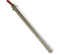 Easyricambi - Bujía de encendido para estufa de pellets, con brida, diámetro 12,5 mm, 170 mm; 170 mm, 160 mm, 350 W