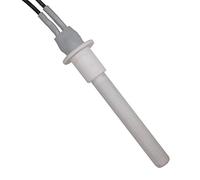 Easyricambi Bujía resistencia de cerámica de 260 W para encendido de estufa de pellets larga 107 mm y 96 mm en el tope. Diámetro 11,55 mm