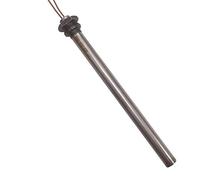 Easyricambi Resistencia 450 W larga 190 mm bujía de encendido estufa de pellets HT62664 medida a tope tuerca 180 mm empalme 1/2