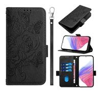 Easyshow Compatible para Huawei Nova 16 Fundas Wallet Case, Diseño Retro del Modelo de Case, Ranuras para Tarjetas, Magnético Flip Wallet Case Cover Adecuado Funda para Huawei Nova 16- Negro