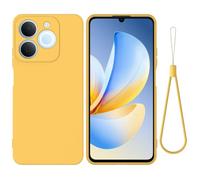 Easyshow Funda Compatible con Realme P4 Lite 4G, Carcasa Silicona Realme P4 Lite 4G Suave Gel Rasguño y Resistente Teléfono Móvil Cover (Amarillo)