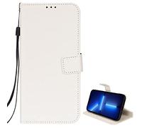 Easyshow Funda de Billetera XReal Beam Pro, Funda Caja del teléfono móvil con patrón de Diamantes de Cuero de PU Premium con Soporte y Funda Ranuras para XReal Beam Pro(Blanco)