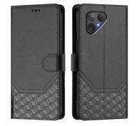 Easyshow Funda para Fairphone 5, Cartera y Funda para teléfono con Relieve de Panal, Tapa Libro Flip Phone Cover Case para Fairphone 5